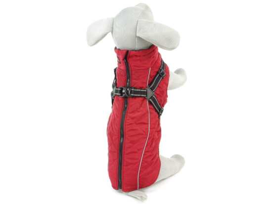 Outdoorová zateplená bunda pro psa Barva: Červená