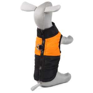 Rainy obleček pro psa na zip Barva: Černo-oranžová