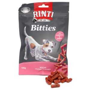 Rinti Extra Bitties s mrkví a špenátem 6× 100 g