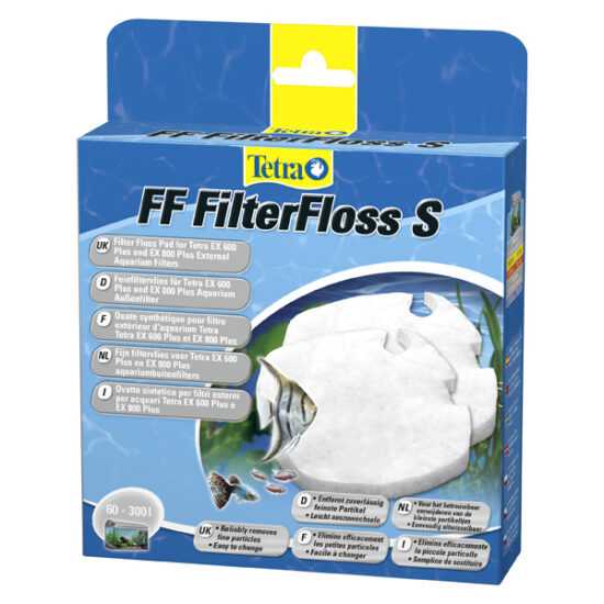 Tetra FF FilterFloss filtrační vata pro EX 600 Plus a 800 Tetra FF FilterFloss filtrační vata pro EX 600 Plus a 800