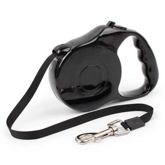 Flex samonavíjecí vodítko pro psa | 5 m Barva: Černá