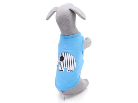 Faty tričko s obrázkem pro psa Barva: Modrá