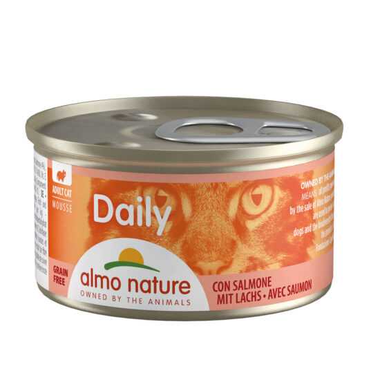Almo Nature PFC Daily Menu Mousse s lososem 24 × 85 g Almo Nature PFC Daily Menu Mousse s lososem 24 × 85 g