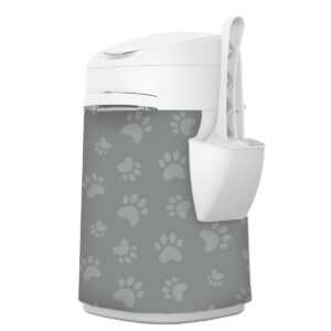 LitterLocker® Fashion látkový potah Cat paws šedý