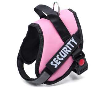 Security světle růžový postroj pro psa | 51 – 115 cm Barva: Růžová