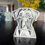 Mandala Doga dekorace na stůl Barva: Bílá