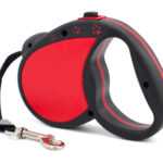 Elvíra samonavíjecí vodítko pro psa Barva: Červená