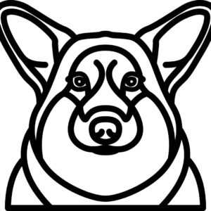 Psí dekorace na zeď Plemeno: Welsh Corgi Pembroke