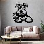 Knírač dřevěná dekorace na zeď Rozměr (cm): 35 x 34