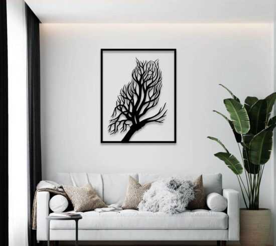 Strom života sova dekorace na zeď Rozměr (cm): 38 x 29