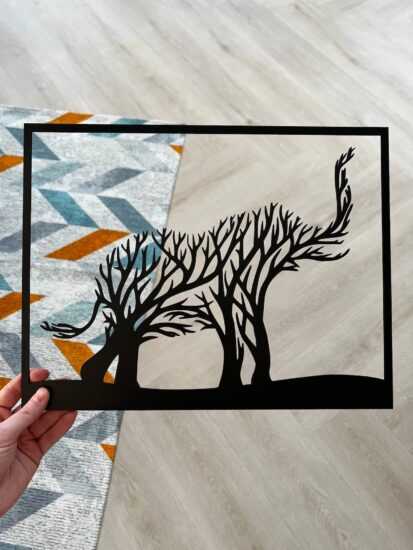 Strom života slon dekorace na zeď Rozměr (cm): 38 x 28 Strom života slon dekorace na zeď Rozměr (cm): 38 x 28