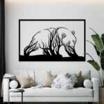 Strom života panda dekorace na zeď Rozměr (cm): 38 x 23