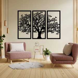 Strom života 3 dekorace na zeď Rozměr (cm): 38 x 58