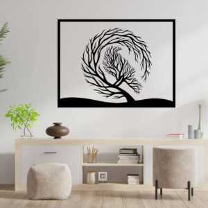 Strom života pták dekorace na zeď Rozměr (cm): 38 x 28