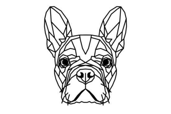 Francouzský buldoček 2 dřevěná dekorace na zeď Rozměr (cm): 40 x 33 Francouzský buldoček 2 dřevěná dekorace na zeď Rozměr (cm): 40 x 33