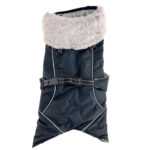 Furila bunda pro psa s kožíškem Barva: Černá