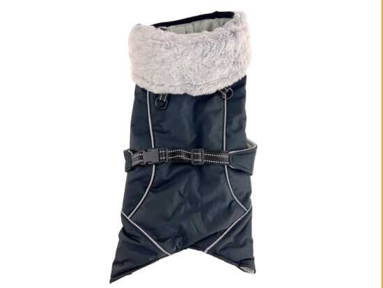 Furila bunda pro psa s kožíškem Barva: Černá Furila bunda pro psa s kožíškem Barva: Černá