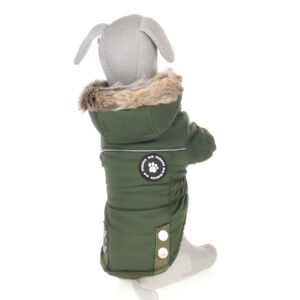 Ronys zimní bunda pro psa Barva: Zelená
