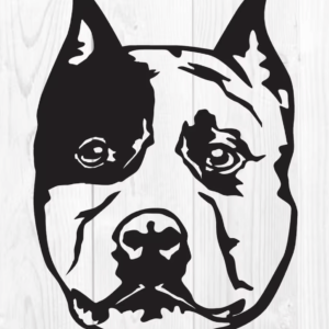 Pitbull 5 dřevěná dekorace na zeď Rozměr (cm): 38 x 28