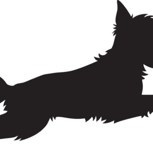 Jorkšírský teriér 9 dřevěná dekorace na zeď Rozměr (cm): 25 x 38