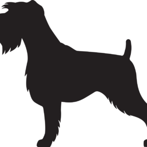 Knírač 2 dřevěná dekorace na zeď Rozměr (cm): 33 x 38