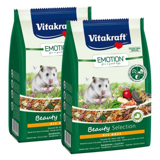Vitakraft Emotion Beauty Selection zakrslí křečci 2× 300 g Vitakraft Emotion Beauty Selection zakrslí křečci 2× 300 g