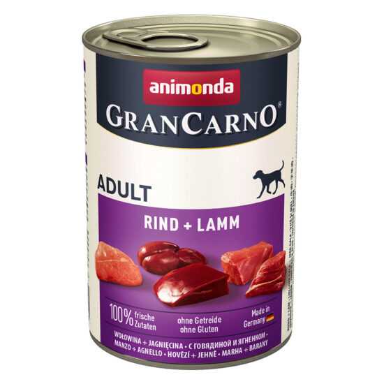 Animonda GranCarno Adult s hovězím a jehněčím masem 24x400g