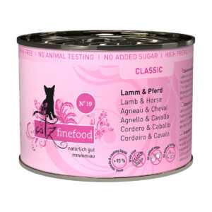 catz finefood – No. 19 jehněčí a koňské maso 12 × 200 g
