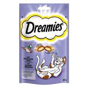 Dreamies s kachním masem 3 × 60 g