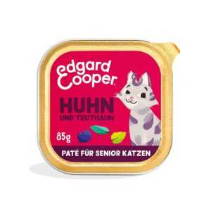 Edgard & Cooper Paté Senior kuře a krocan 16 × 85 g
