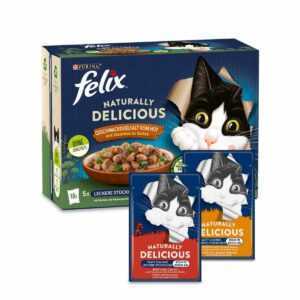FELIX Naturally Delicious rozmanitost ze statku 60 × 80 g