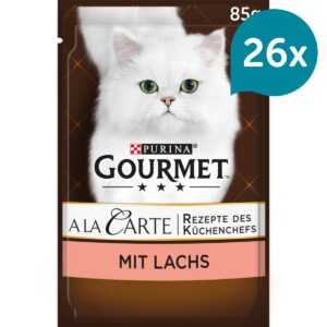 Gourmet A la Carte losos na jemné zahradní zelenině 24 × 85 g
