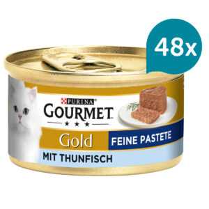 Gourmet Gold jemná paštika s tuňákem 48 × 85 g