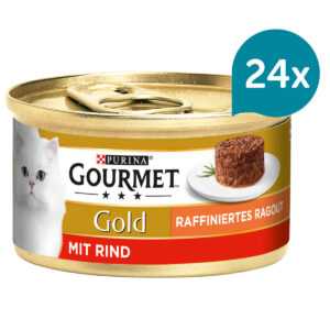 Gourmet Gold Raffiniertes Ragout – hovězí 24 × 85 g