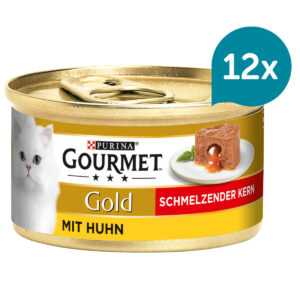 Gourmet Gold Schmelzender Kern s kuřecím 12 × 85 g