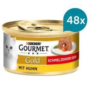 Gourmet Gold Schmelzender Kern s kuřecím 48 × 85 g