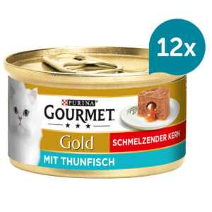 Gourmet Gold Schmelzender Kern s tuňákem 12 × 85 g