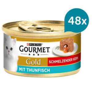 Gourmet Gold Schmelzender Kern s tuňákem 48 × 85 g