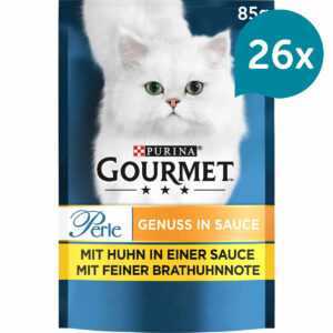 Gourmet Perle Genuss v omáčce s kuřecím 24 × 85 g