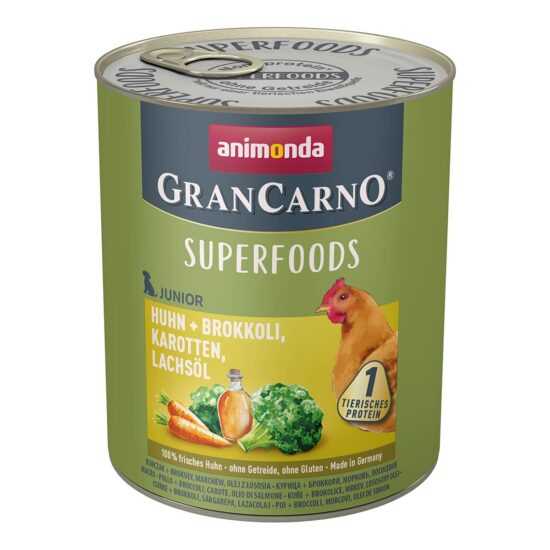 animonda GranCarno superfoods Junior kuřecí maso s brokolicí