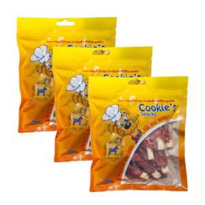 Hansepet Cookies Delikatess kuřecí filet s kousky tresky tmavé