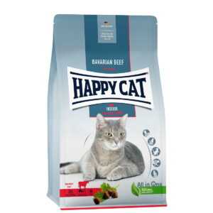 Happy Cat Indoor Adult hovězí z předhůří Alp 3 × 4 kg