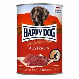 Happy Dog Pur s čistým klokaním masem 12 × 400 g