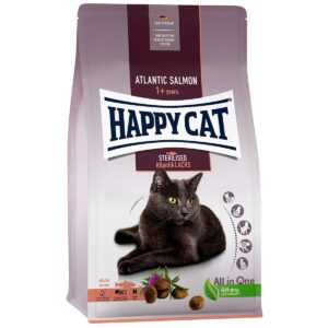 Happy Cat Sterilised Adult atlantský losos 2 × 10 kg