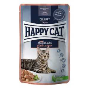 Happy Cat Tray Culinary Meat in Sauce atlantický losos 24 × 85 g