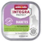 Animonda Integra Protect Diabetes s krůtími srdci 32x100g
