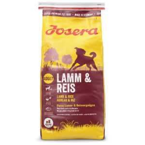 Josera jehněčí a rýže 2 × 15 kg