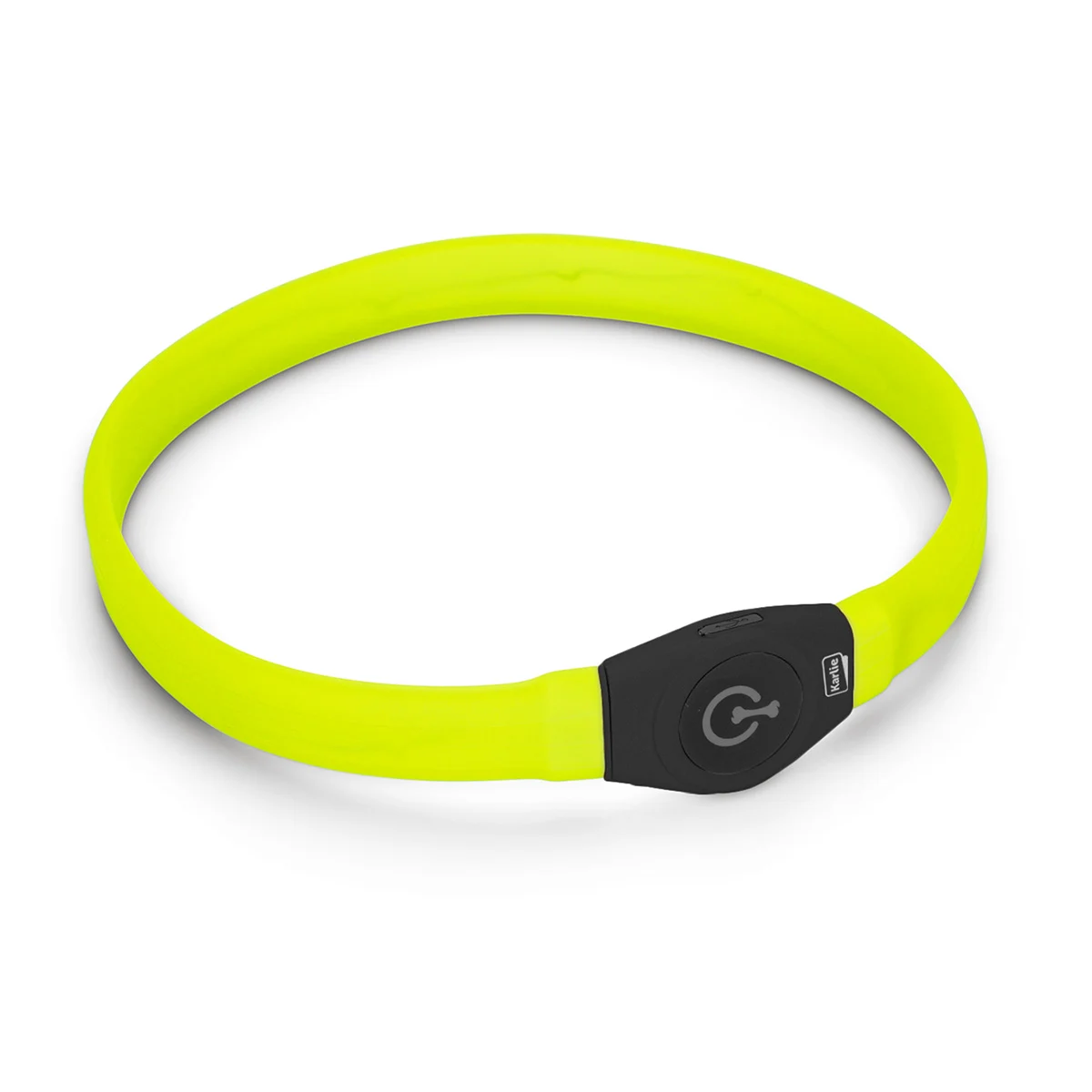 Karlie Visio Light LED svítící obojek pro dlouhosrstá plemena žlutá Karlie Visio Light LED svítící obojek pro dlouhosrstá plemena žlutá