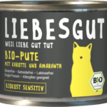 Liebesgut Bio Sensitiv krůta s mrkví a amarantem 24 × 200 g