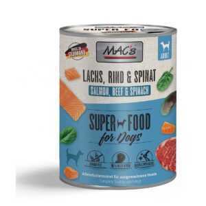 MAC's Dog losos a špenát 24 × 800 g